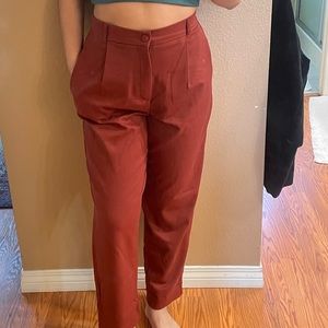 Zara Trf Burnt Orange trousers